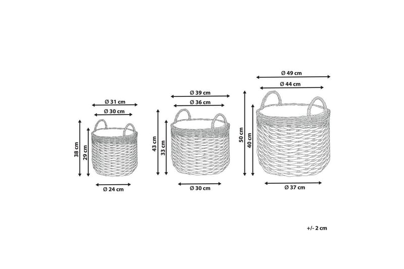 Trädgårdskruka Gefira set om 3 - Inredning - Dekoration & inredningsdetaljer - Krukor & ytterkrukor - Utomhuskruka