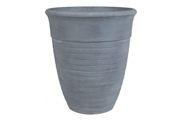 Trädgårdskruka Katalima set om 2 Grå, 43x43x49 cm - Grå, 43x43x49 cm - Inredning - Dekoration & inredningsdetaljer - Krukor & ytterkrukor - Utomhuskruka