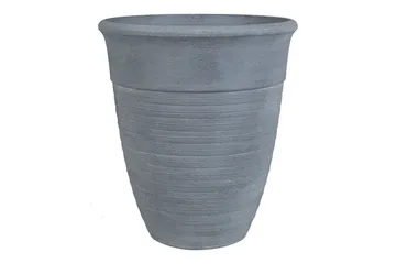 Trädgårdskruka Katalima set om 2 Grå, 43x43x49 cm - Grå, 43x43x49 cm - Inredning - Dekoration & inredningsdetaljer - Krukor & ytterkrukor - Utomhuskruka