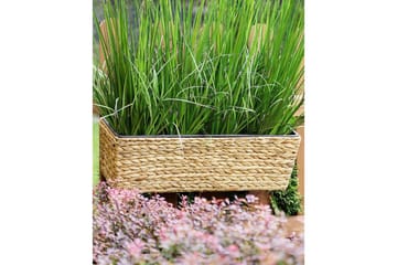 Trädgårdskruka Kawala Beige, 60x18x20 cm - Beige, 60x18x20 cm - Inredning - Dekoration & inredningsdetaljer - Krukor & ytterkrukor - Utomhuskruka