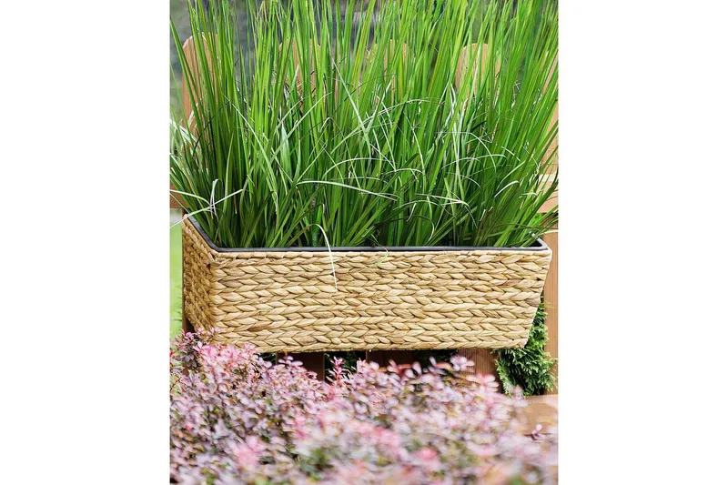 Trädgårdskruka Kawala Beige, 60x18x20 cm - Beige, 60x18x20 cm - Inredning - Dekoration & inredningsdetaljer - Krukor & ytterkrukor - Utomhuskruka