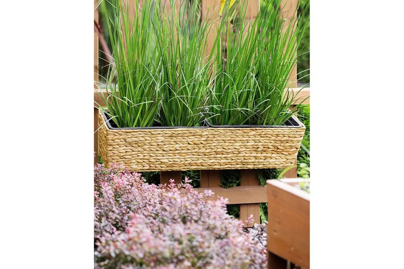 Trädgårdskruka Kawala Beige, 80x18x20 cm - Beige, 80x18x20 cm - Inredning - Dekoration & inredningsdetaljer - Krukor & ytterkrukor - Utomhuskruka