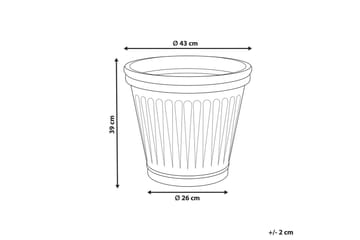 Trädgårdskruka Maize Blå - Blå - Inredning - Dekoration & inredningsdetaljer - Krukor & ytterkrukor - Utomhuskruka