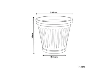 Trädgårdskruka Maize Blå - Blå - Inredning - Dekoration & inredningsdetaljer - Krukor & ytterkrukor - Utomhuskruka