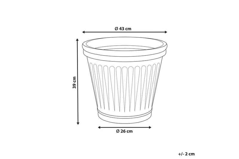 Trädgårdskruka Maize Blå - Blå - Inredning - Dekoration & inredningsdetaljer - Krukor & ytterkrukor - Utomhuskruka