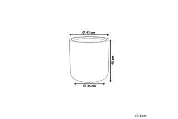 Trädgårdskruka Messene 41x41x40 cm - 41x41x40 cm - Inredning - Dekoration & inredningsdetaljer - Krukor & ytterkrukor - Utomhuskruka