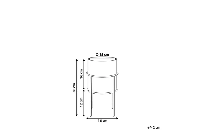 Trädgårdskruka Milea Svart - Svart - Inredning - Dekoration & inredningsdetaljer - Krukor & ytterkrukor - Utomhuskruka