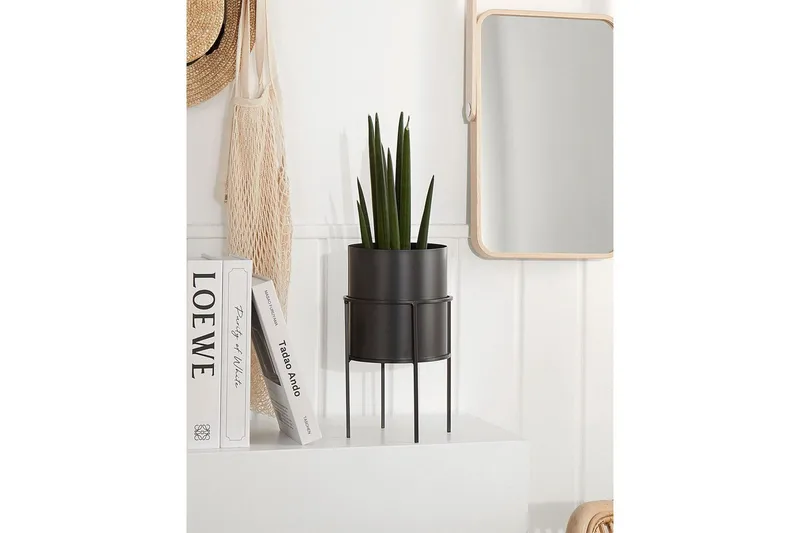 Trädgårdskruka Milea Svart - Svart - Inredning - Dekoration & inredningsdetaljer - Krukor & ytterkrukor - Utomhuskruka