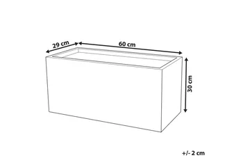 Trädgårdskruka Myra 60x29x30 cm - 60x29x30 cm - Inredning - Dekoration & inredningsdetaljer - Krukor & ytterkrukor - Utomhuskruka