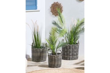 Trädgårdskruka Nikiti set om 3 - Inredning - Dekoration & inredningsdetaljer - Krukor & ytterkrukor - Utomhuskruka