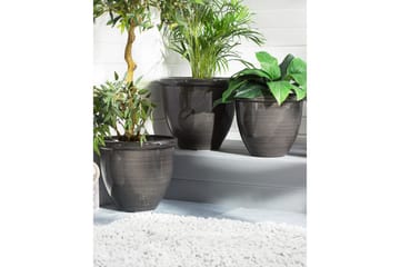 Trädgårdskruka Tesalia set om 2 44x44x38 cm - 44x44x38 cm - Inredning - Dekoration & inredningsdetaljer - Krukor & ytterkrukor - Utomhuskruka