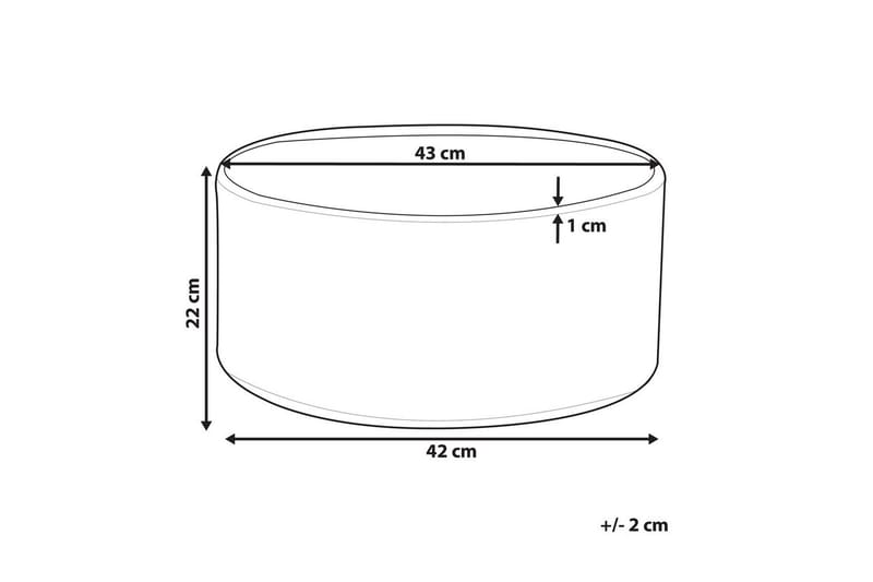 Trädgårdskruka Valta 43x43x22 cm - 43x43x22 cm - Inredning - Dekoration & inredningsdetaljer - Krukor & ytterkrukor - Utomhuskruka