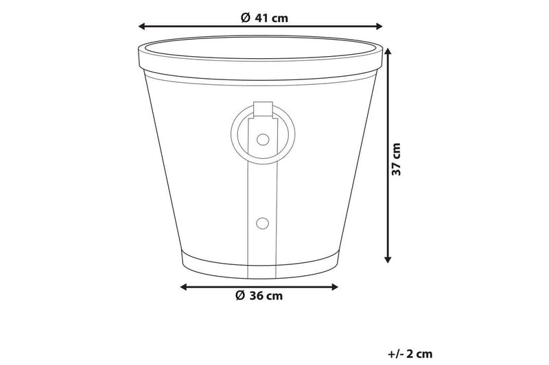 Trädgårdskruka Vari 41x41x37 cm - 41x41x37 cm - Inredning - Dekoration & inredningsdetaljer - Krukor & ytterkrukor - Utomhuskruka