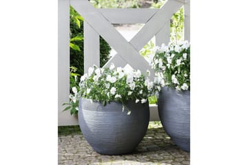 Trädgårdskruka Zakros Grå - Grå - Inredning - Dekoration & inredningsdetaljer - Krukor & ytterkrukor - Utomhuskruka