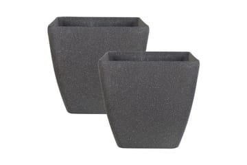 Trädgårdskruka Zeli set om 2 34x34x34 cm - 34x34x34 cm - Inredning - Dekoration & inredningsdetaljer - Krukor & ytterkrukor - Utomhuskruka