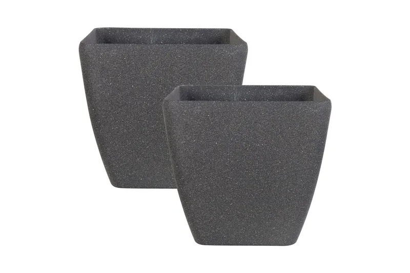 Trädgårdskruka Zeli set om 2 34x34x34 cm, 34x34x34 cm