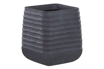 Trädgårdskruka Parikia Svart, 28x28x27 cm - Svart, 28x28x27 cm - Inredning - Dekoration & inredningsdetaljer - Krukor & ytterkrukor - Utomhuskruka