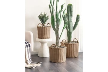 Trädgårdskruka Pendula set om 3 Naturlig - Naturlig - Inredning - Dekoration & inredningsdetaljer - Krukor & ytterkrukor - Utomhuskruka