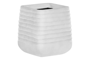 Trädgårdskruka Parikia Vit, 28x28x27 cm - Vit, 28x28x27 cm - Inredning - Dekoration & inredningsdetaljer - Krukor & ytterkrukor - Utomhuskruka