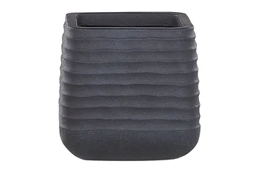 Trädgårdskruka Parikia Svart, 28x28x27 cm - Svart, 28x28x27 cm - Inredning - Dekoration & inredningsdetaljer - Krukor & ytterkrukor - Utomhuskruka