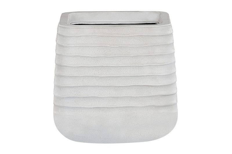 Trädgårdskruka Parikia Vit, 28x28x27 cm, Vit, 28x28x27 cm