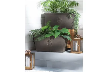 Trädgårdskruka Poria set om 2 - Inredning - Dekoration & inredningsdetaljer - Krukor & ytterkrukor - Utomhuskruka