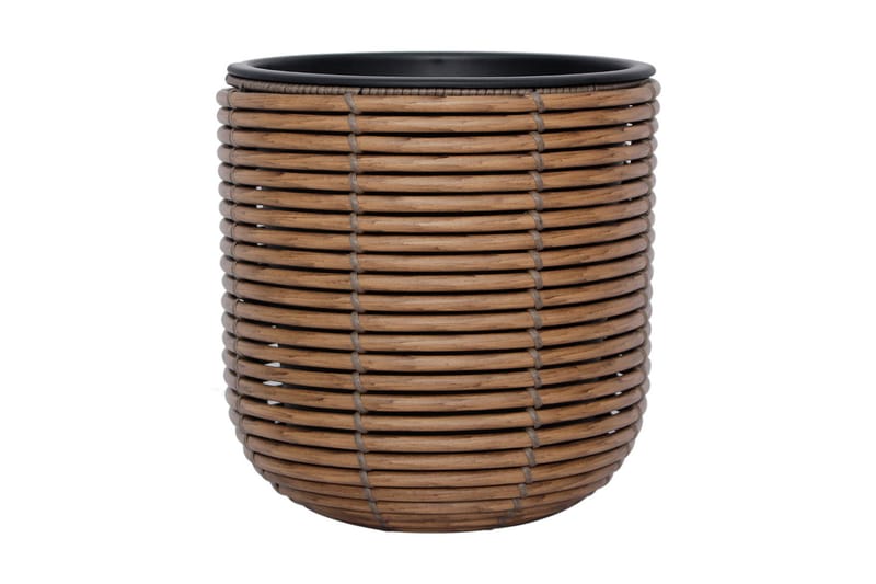 Blomkruka Wicker D27xH28 cm Brun - Inredning - Dekoration & inredningsdetaljer - Krukor & ytterkrukor - Utomhuskruka
