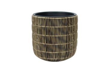 Blomkruka Wicker D35xH36 cm Ljusbrun - Inredning - Dekoration & inredningsdetaljer - Krukor & ytterkrukor - Utomhuskruka