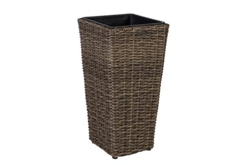 Blomkruka Wicker Mörkbrun - Brun - Inredning - Dekoration & inredningsdetaljer - Krukor & ytterkrukor - Utomhuskruka