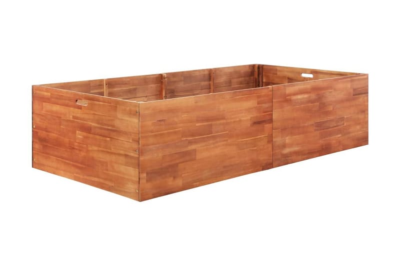 Blomlåda upphöjd akaciaträ 200x100x50 cm - Blomlåda & balkonglåda - Utomhuskruka