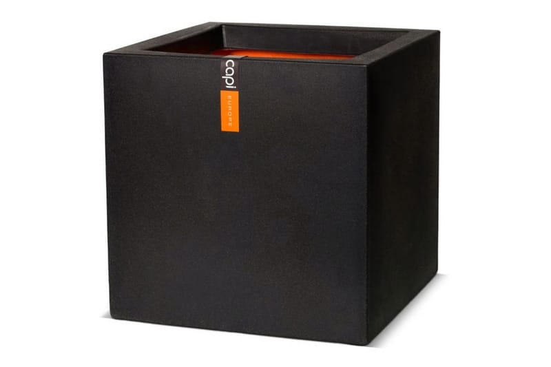 Capi Urban Smooth Blomkruka Fyrkantig 30x30x30 cm - Blomkrukor - Utomhuskruka