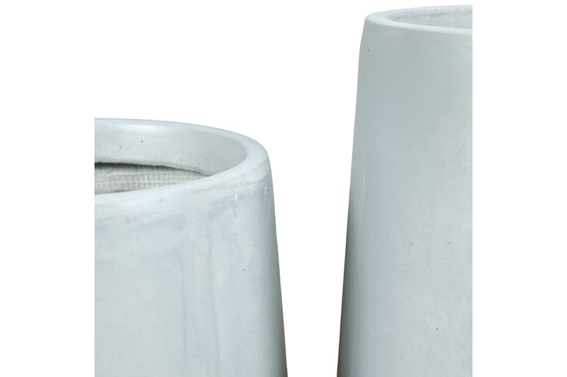 Fiberarmerade Krukor 2-pack - Grå - Inredning - Dekoration & inredningsdetaljer - Krukor & ytterkrukor - Utomhuskruka