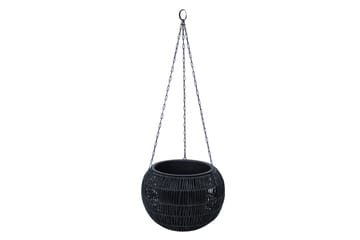 Hängande Kruka Wicker D32xH22 cm Svart - Inredning - Dekoration & inredningsdetaljer - Krukor & ytterkrukor - Utomhuskruka