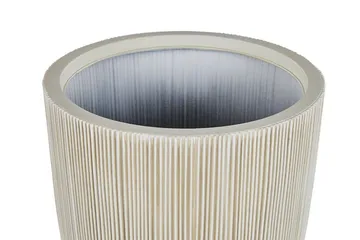 Kruka 44 x 44 x 48 cm beige CHIOS - Beige - Inredning - Dekoration & inredningsdetaljer - Krukor & ytterkrukor - Utomhuskruka