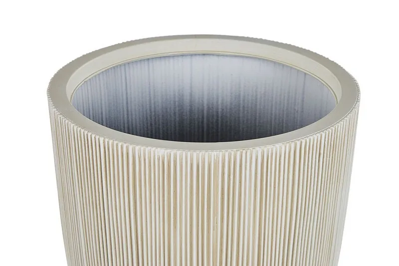 Kruka 44 x 44 x 48 cm beige CHIOS - Beige - Inredning - Dekoration & inredningsdetaljer - Krukor & ytterkrukor - Utomhuskruka