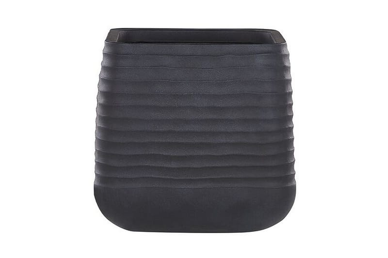 Kruka 50 x 50 x 49 cm svart PARIKIA - Svart - Inredning - Dekoration & inredningsdetaljer - Krukor & ytterkrukor - Utomhuskruka