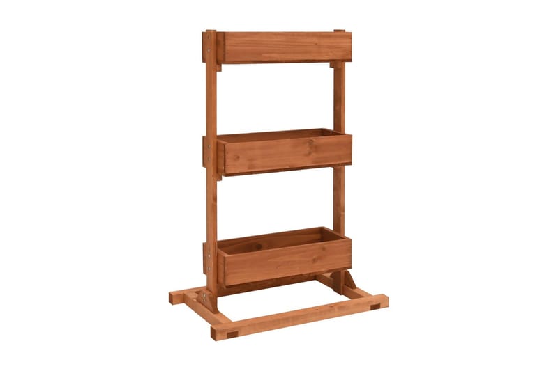 Odlingslåda 52x30x78 cm granträ - Blomlåda & balkonglåda - Utomhuskruka