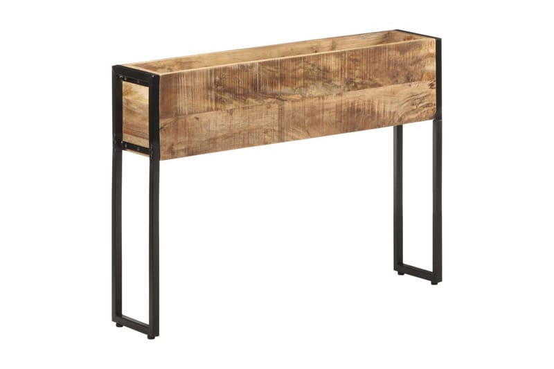 Odlingslåda 90x20x68 cm grovt mangoträ - Blomlåda & balkonglåda - Utomhuskruka