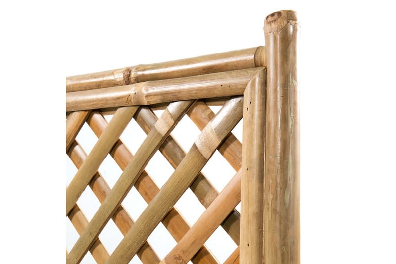 Odlingslåda med spaljé bambu 70 cm - Brun - Utomhuskruka - Blomlåda & balkonglåda