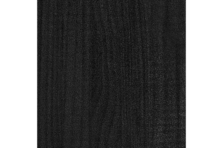Odlingslåda svart 70x31x70 cm massiv furu - Svart - Blomlåda & balkonglåda - Utomhuskruka