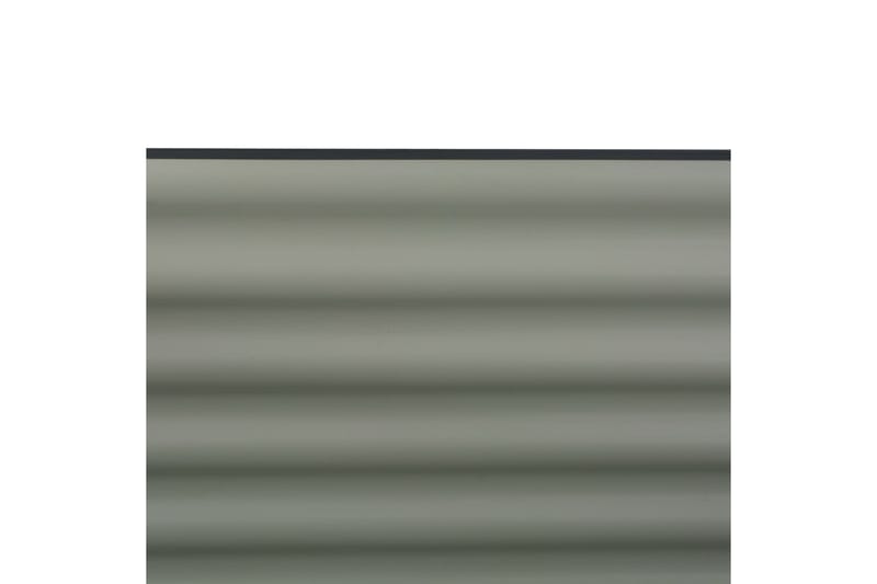 Odlingslåda upphöjd galvaniserat stål 160x80x44 cm grå - Grå - Utomhuskruka - Blomlåda & balkonglåda