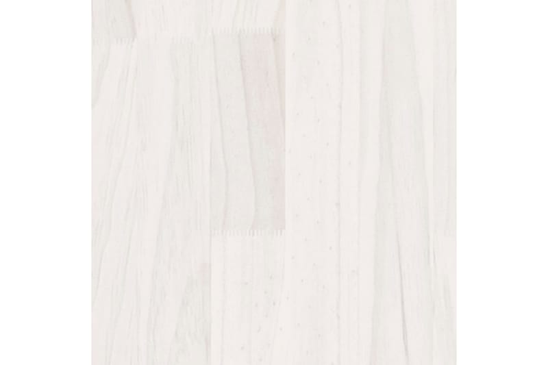 Odlingslåda vit 100x50x50 cm massiv furu - Vit - Blomlåda & balkonglåda - Utomhuskruka