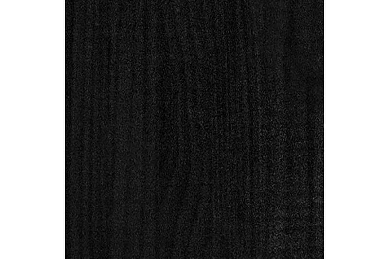 Odlingslådor 2 st svart 31x31x31 cm massiv furu - Svart - Utomhuskruka - Blomlåda & balkonglåda