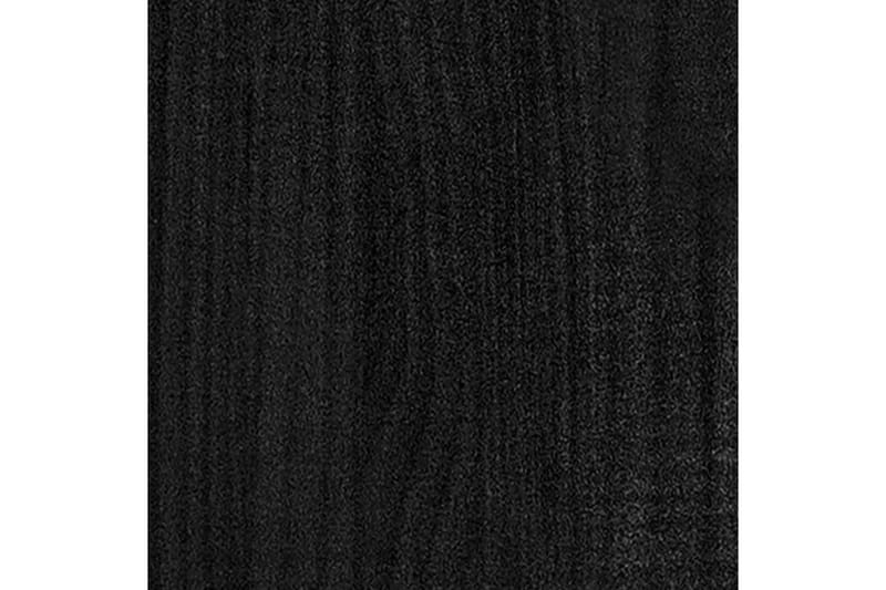 Odlingslådor 2 st svart 70x31x70 cm massiv furu - Svart - Utomhuskruka - Blomlåda & balkonglåda
