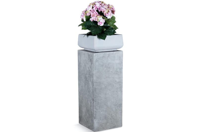 Piedestal för utomhusbruk Fiberarmerad - Grå - Utomhuskruka - Blomkrukor