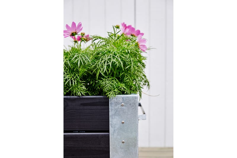 PLUS Cubic Blomlådor med Hjul 120x45 cm - Svart - Inredning - Dekoration & inredningsdetaljer - Krukor & ytterkrukor - Utomhuskruka