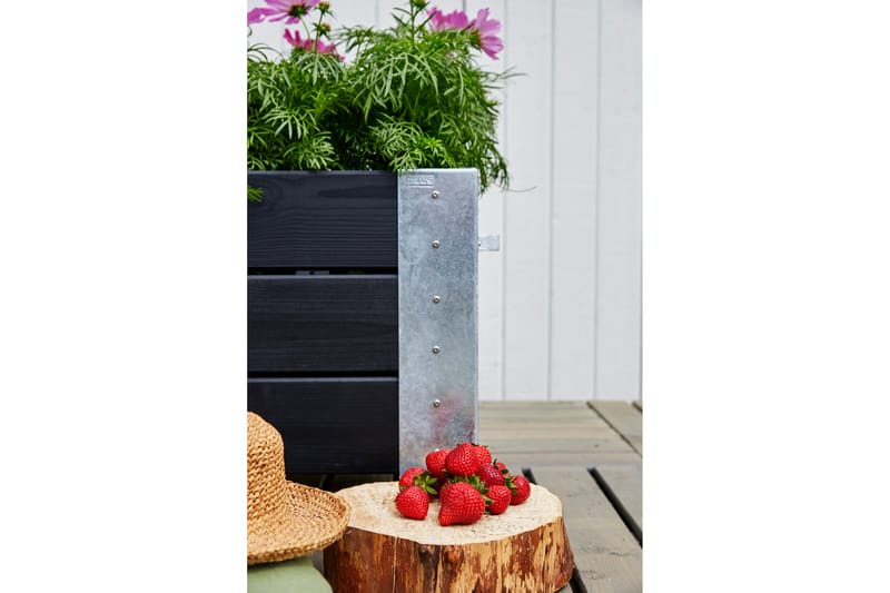 PLUS Cubic Blomlådor med Hjul 120x45 cm - Svart - Inredning - Dekoration & inredningsdetaljer - Krukor & ytterkrukor - Utomhuskruka