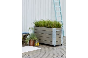 PLUS Cubic Blomlådor med Hjul 50x120x70 cm - Taupe - Inredning - Dekoration & inredningsdetaljer - Krukor & ytterkrukor - Utomhuskruka