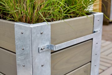 PLUS Cubic Blomlådor med Hjul 50x120x70 cm - Taupe - Inredning - Dekoration & inredningsdetaljer - Krukor & ytterkrukor - Utomhuskruka