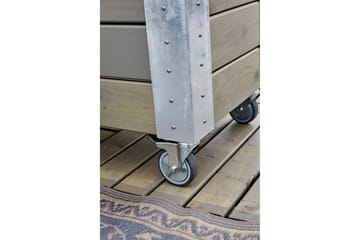 PLUS Cubic Blomlådor med Hjul 95 cm - Svart - Inredning - Dekoration & inredningsdetaljer - Krukor & ytterkrukor - Utomhuskruka